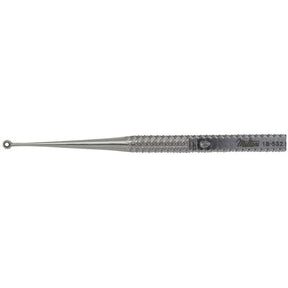 MILTEX HEATH Chalazion Curette 4-1/4" (107mm), size 1, one sharp & one blunt edge, 1mm diameter. MPN: 18-532