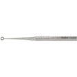 MILTEX HEATH Chalazion Curette 4-1/4" (108.3mm), size 2, one sharp & one blunt edge, 2mm diameter. MPN: 18-534