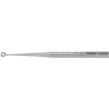 MILTEX HEATH Chalazion Curette 4-1/4" (108.3mm), size 2, one sharp & one blunt edge, 2mm diameter. MPN: 18-534