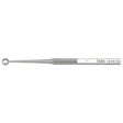 MILTEX HEATH Chalazion Curette 4-1/4" (109.3mm), size 3, one sharp & one blunt edge, 3mm diameter. MPN: 18-536