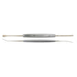 MILTEX CASTROVIEJO Spatula, 5-1/2", double end 3.5 mm wide angled & 2 mm wide slightly curved, sterling. MPN: 18-564