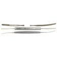 MILTEX SMITH-FISHER Iris Spatula, one flat end 2 mm wide, one spoon end 2 mm, sterling. MPN: 18-566