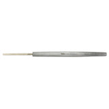 MILTEX WECKER Iris Spatula, 5-1/8" (129mm), Malleable, Silver, 2.3mm x 32mm Blade. MPN: 18-584