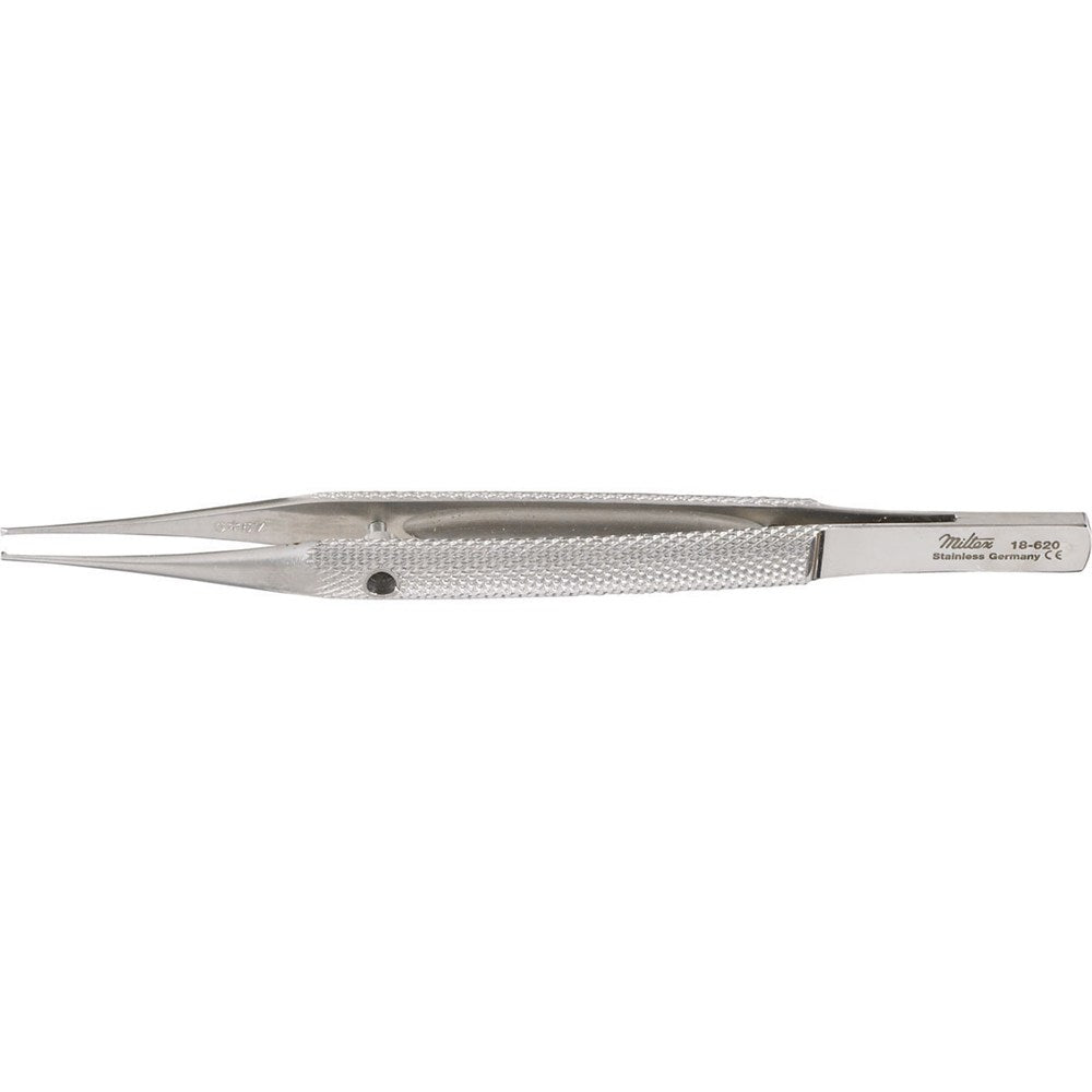 MILTEX KIRBY Iris Forceps, 4" (102mm), straight, 1 X 2 teeth. MPN: 18-620