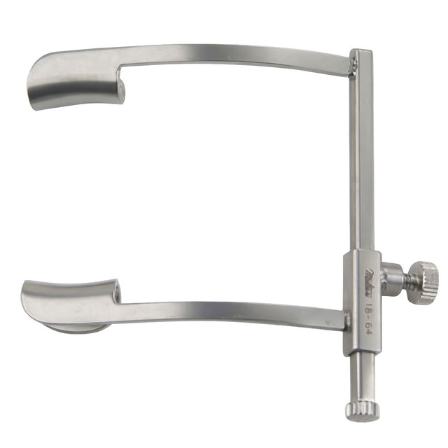 MILTEX COOK Eye Speculum, 1" (26mm) Spread, 11mm blades, with locking screw, Child Size. MPN: 18-64