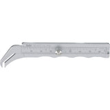 MILTEX THORPE Caliper, 4-1/2" (114mm), graduated 0 to 80mm in 1mm increments. MPN: 18-657