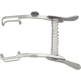 MILTEX MELLINGER Eye Speculum, 1-1/8" (27.5mm) Spread, Solid 16mm Blades. MPN: 18-66
