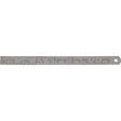 MILTEX Flexible Stainless Steel Ruler 6" (150mm) X 1/2" (13mm), graduate in fractional inches, and mm. MPN: 18-660