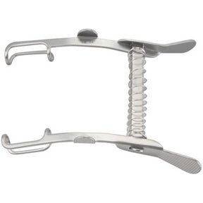 MILTEX MELLINGER Eye Speculum, 1-1/8" (27.5mm) spread, fenestrated 16.5mm blades. MPN: 18-68