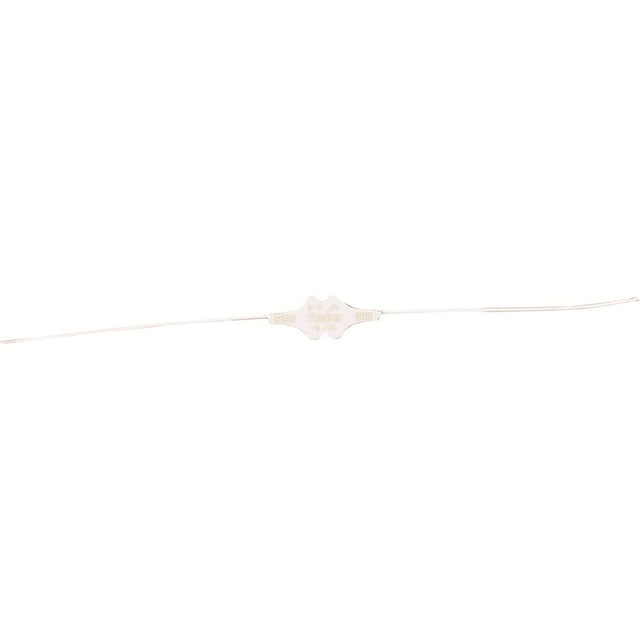 MILTEX WILLIAMS Lacrimal Probe, 5-1/8" (130mm), silver, double ended, sizes 0000-000, 0.4mm and 0.5mm tips. MPN: 18-722