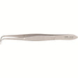 MILTEX Eye Dressing Forceps, 3-7/8" (97mm), standard pattern, full curved, 0.8mm wide serrated tips. MPN: 18-784
