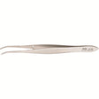 MILTEX Iris Tissue Forceps, 3-7/8" (99mm), standard pattern, half curved, 1 X 2 teeth, 0.8mm wide tips. MPN: 18-788