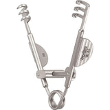 MILTEX AGRICOLA Lacrimal Sac Retractor, 1-1/2" (38mm), 3 X 3 sharp prongs. MPN: 18-80