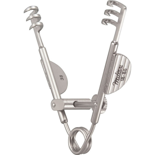 MILTEX AGRICOLA Lacrimal Sac Retractor, 1-1/2" (38mm), 3 X 3 sharp prongs. MPN: 18-80