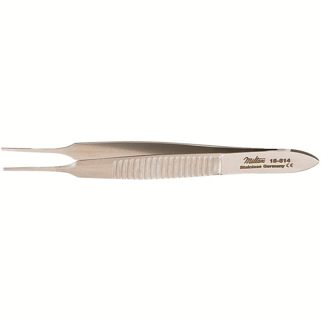 MILTEX VON GRAEFE Eye Dressing Forceps, 2-7/8" (72mm), straight, serrated. MPN: 18-814