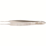 MILTEX VON GRAEFE Iris Forceps, 2-7/8" (72mm), straight, 1 X 2 teeth. MPN: 18-816