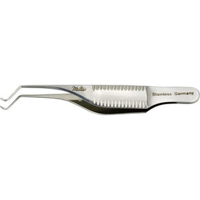 MILTEX GILL-HESS Iris Forceps, 2-3/4" (7 cm), 1 X 2 teeth forward 0.5 mm. MPN: 18-830