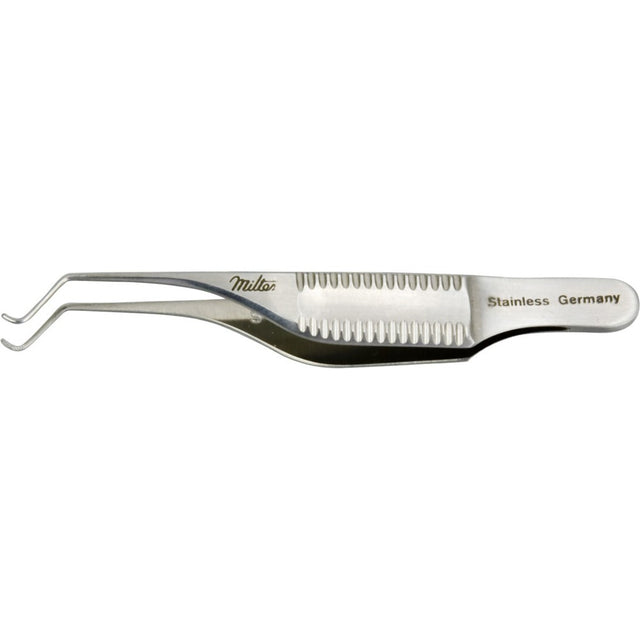 MILTEX GILL-HESS Iris Forceps, 2-3/4" (7 cm), 1 X 2 teeth forward 0.5 mm. MPN: 18-830