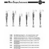 MILTEX BONN Micro Suturing Forceps, 2-3/4" (7 cm), 1 X 2 teeth, 0.12 mm, tying platform. MPN: 18-835 - Image 3