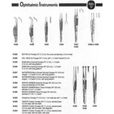 MILTEX MCPHERSON Micro Corneal Suturing Forceps, 3-1/2" (8.9 cm), angled, 1 X 2 teeth, 0.2 mm, tying platform. MPN: 18-838 - Image 4