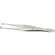 MILTEX WALDEAU Fixation Forceps, 4-3/8" (11.2 cm), concave jaws 5 mm wide, fine teeth. MPN: 18-860