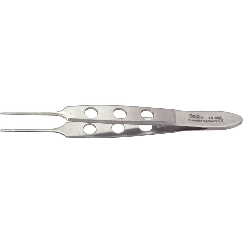 MILTEX BISHOP-HARMON Dressing Forceps, 3-3/8" (8.6 cm), fine cross serrated tips 0.5 mm wide. MPN: 18-866