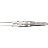 MILTEX BISHOP-HARMON Dressing Forceps, 3-3/8" (8.6 cm), fine cross serrated tips 0.5 mm wide. MPN: 18-866