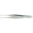 MILTEX GREEN Fixation Forceps, 4" (10.2 cm), T-Shape, 5 mm jaws, 8 X 9 teeth. MPN: 18-897