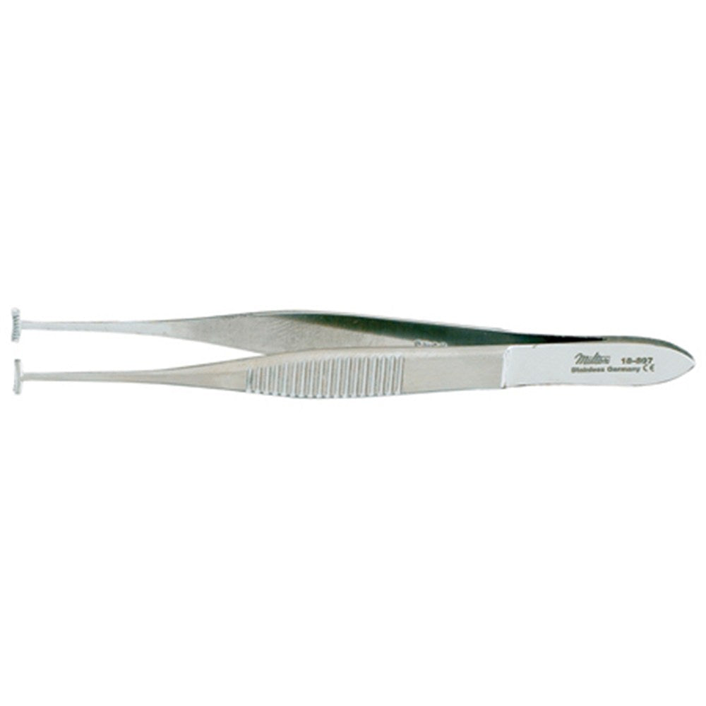 MILTEX GREEN Fixation Forceps, 4" (10.2 cm), T-Shape, 5 mm jaws, 8 X 9 teeth. MPN: 18-897