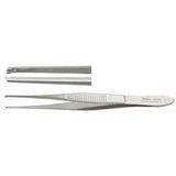 MILTEX O'BRIEN Fixation Forceps, 4" (10.2 cm), delicate, 1 X 2 teeth, 0.9 mm wide, angled forward. MPN: 18-904