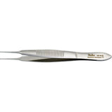 MILTEX LESTER Fixation Forceps, 3-3/4" (9.5 cm), delicate, 1 X 2 teeth, 0.6 mm wide. MPN: 18-912