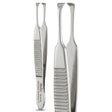 MILTEX HARMON Fixation Forceps, 3" (7.6 cm), delicate, 4 X 5 teeth, 2.5 mm wide jaws. MPN: 18-916