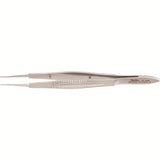 MILTEX HARMS Suturing Forceps, 4-1/8" (10.5 cm), straight, 0.6 mm wide handles, tying platform, 0.6 mm wide at tip. MPN: 18-946