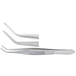 MILTEX NUGENT Utility Forceps, 4-1/4" (10.8 cm), smooth tips, 1 X 2 mm wide. MPN: 18-956
