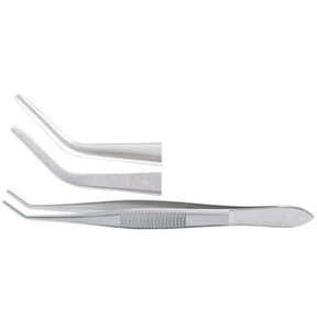 MILTEX NUGENT Utility Forceps, 4-1/4" (10.8 cm), smooth tips, 1 X 2 mm wide. MPN: 18-956