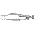 MILTEX STEVENSON Lacrimal Sac Retractor, 3-1/4" (8.3 cm), 3 X 3 prongs 3 mm deep. MPN: 18-96