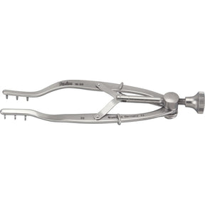 MILTEX STEVENSON Lacrimal Sac Retractor, 3-1/4" (8.3 cm), 3 X 3 prongs 3 mm deep. MPN: 18-96