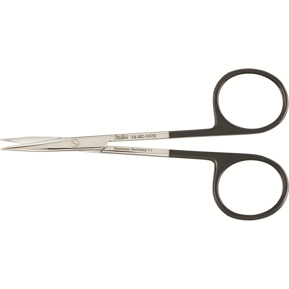 MILTEX STEVENS Tenotomy Scissors, 4-1/2" (114mm), Supercut, Straight, Long Blades, Blunt Tips. MPN: 18-SC-1472