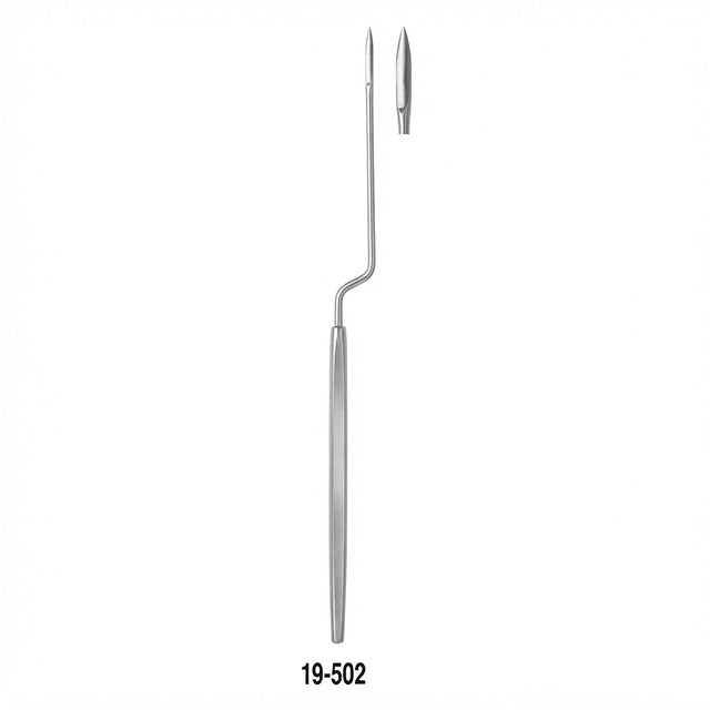 MILTEX SEXTON Ear Knife, 7" (17.8 cm), bayonet. MPN: 19-502