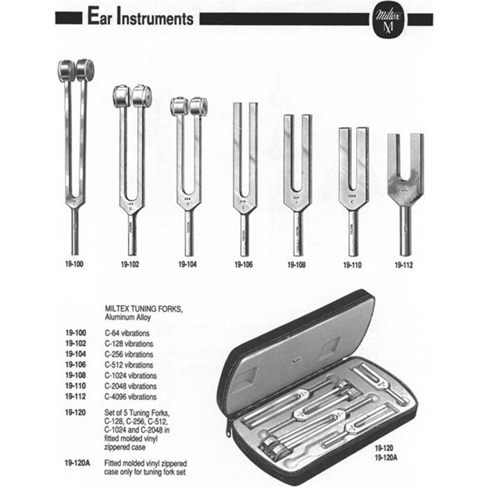 MILTEX Tuning Forks, Aluminum Alloy, C-128 Vibrations. MPN: 19-102 - Image 3
