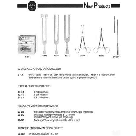 MILTEX Student Grade Tuning Fork C-512. MPN: 19-117 - Image 2