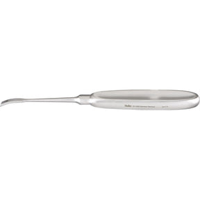 MILTEX LEMPERT Elevator, 7" (180mm), curved 4mm blade, heavy pattern. MPN: 19-1340
