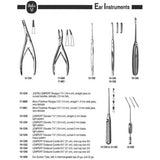 MILTEX LEMPERT Endaural Curette, 8-1/2" (215mm), Oval Cup, Size 000. MPN: 19-1354 - Image 2