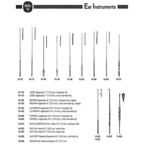 MILTEX UEBE Applicator, 7" (17.8 cm), triangular tips. MPN: 19-170 - Image 2