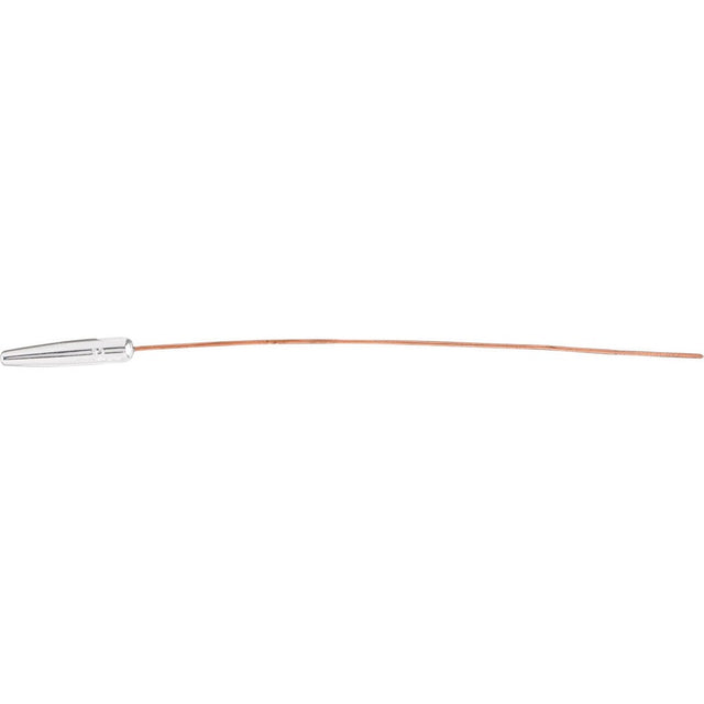 MILTEX BROWN Applicator, 6" (15.2 cm), cross-serrated tip, copper. MPN: 19-182