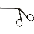 MILTEX Micro Ear Forceps, Alligator Type, 3-1/4" (8.3 cm) shaft, serrated jaws, 0.8 mm wide, Ebony Finish. MPN: 19-2100-B