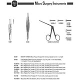 MILTEX Micro Ear Forceps, Alligator Type, 3-1/4" (8.3 cm) shaft, serrated jaws, 0.8 mm wide, Ebony Finish. MPN: 19-2100-B - Image 2