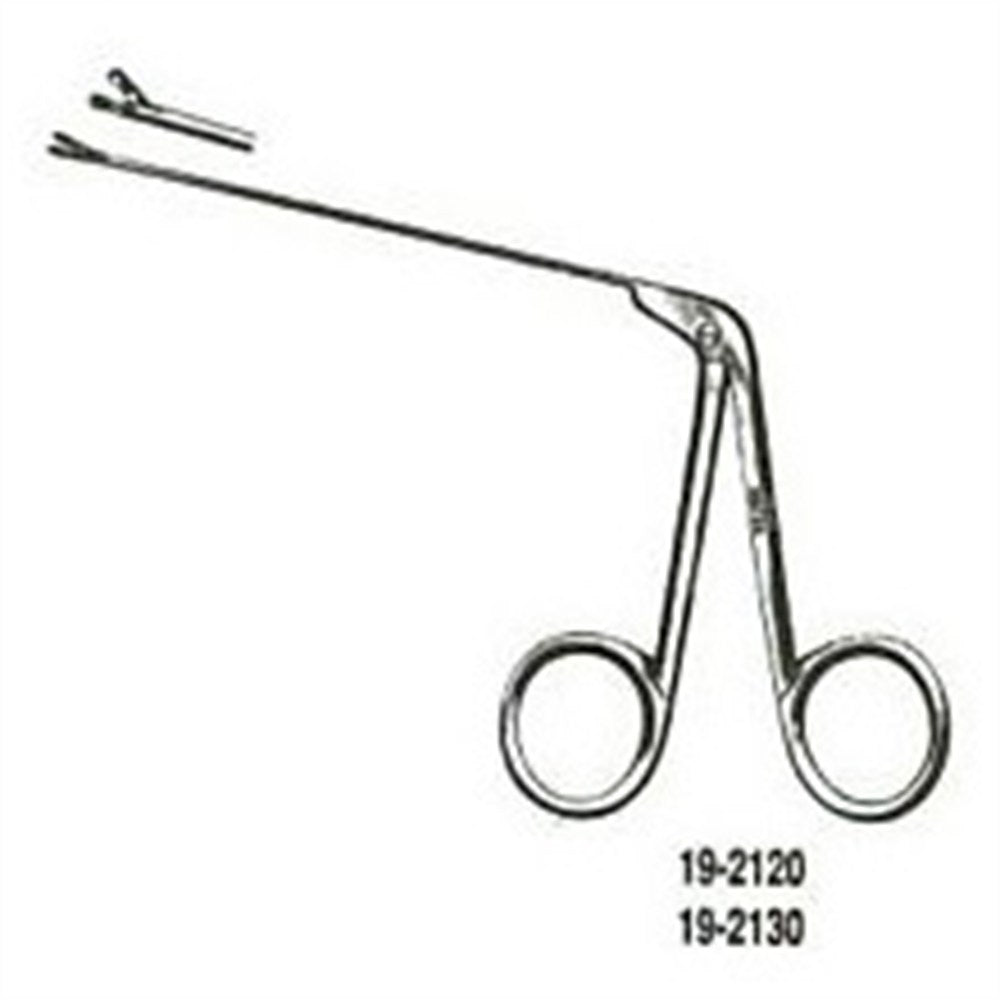 MILTEX WULLSTEIN Ear Forceps, 3" (7.6 cm) shaft, round cup jaws, 1 mm diameter. MPN: 19-2130 - Image 2