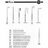 MILTEX DAY Ear Hook, 6-1/2" (166mm), Large Size, Blunt Tip, 0.45mm diameter. MPN: 19-222 - Image 2