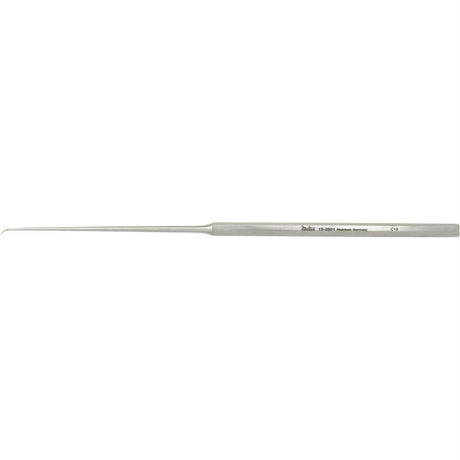Miltex House-Rosen Needle, 6¼" (15.8 cm), Curved, Semi-Sharp, Malleable Shaft. MPN: 19-2501